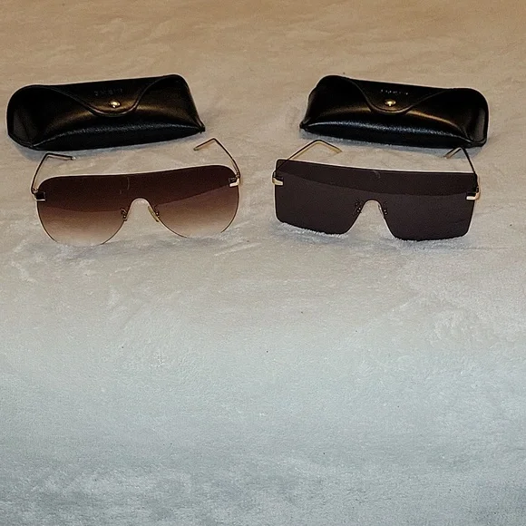 2 pairs of sunglasses for 1 price SHEIN slightly Used good condition π - Picture 1 of 3